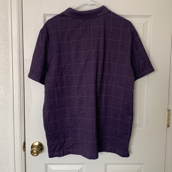 Purple polo for men - Picture 2 of 2